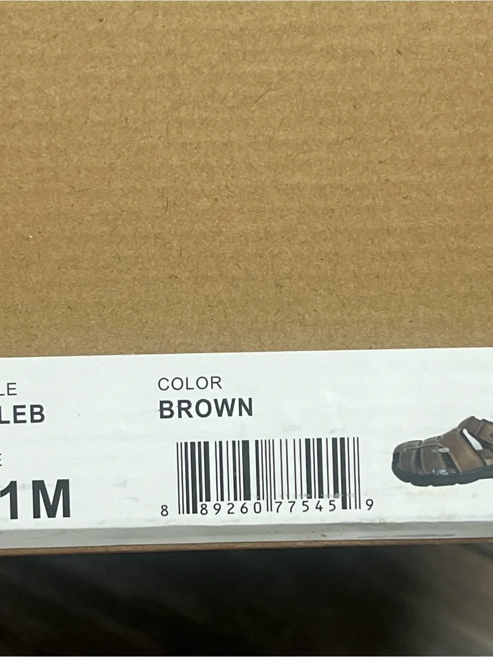WEATHERPROOF VINTAGE Mens Brown Fisherman Caleb Round Toe Sandals Shoes 13 M